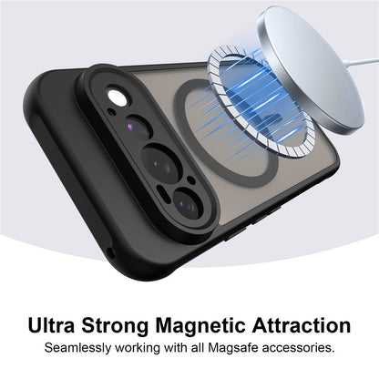 Coque MagSafe pour Google Pixel 11 Pro, Techsuit, HaloFrost II, Noire