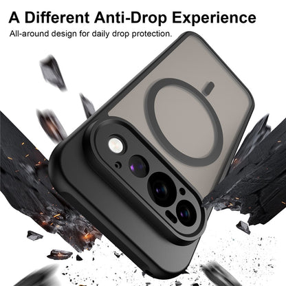 Coque MagSafe pour Google Pixel 11 Pro, Techsuit, HaloFrost II, Noire