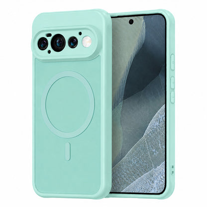 Custodia MagSafe per Google Pixel 11 Pro, Techsuit, HaloFrost II, Verde Chiaro