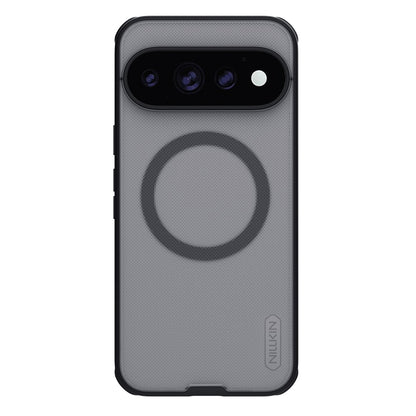 Coque MagSafe pour Google Pixel 11 Pro XL, Nillkin, Super Shield Pro, noire transparente satinée