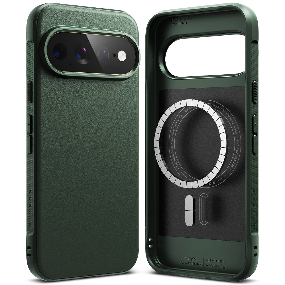 Custodia MagSafe per Google Pixel 11 Pro XL, Ringke, Onyx, Verde Scuro