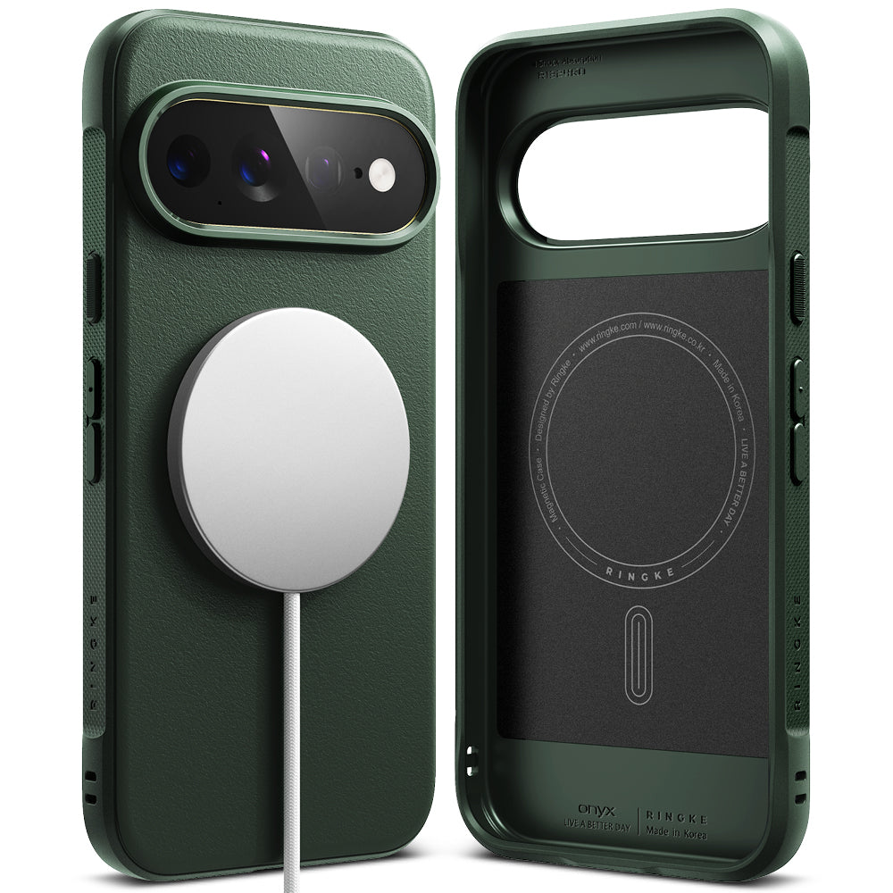 Custodia MagSafe per Google Pixel 11 Pro XL, Ringke, Onyx, Verde Scuro