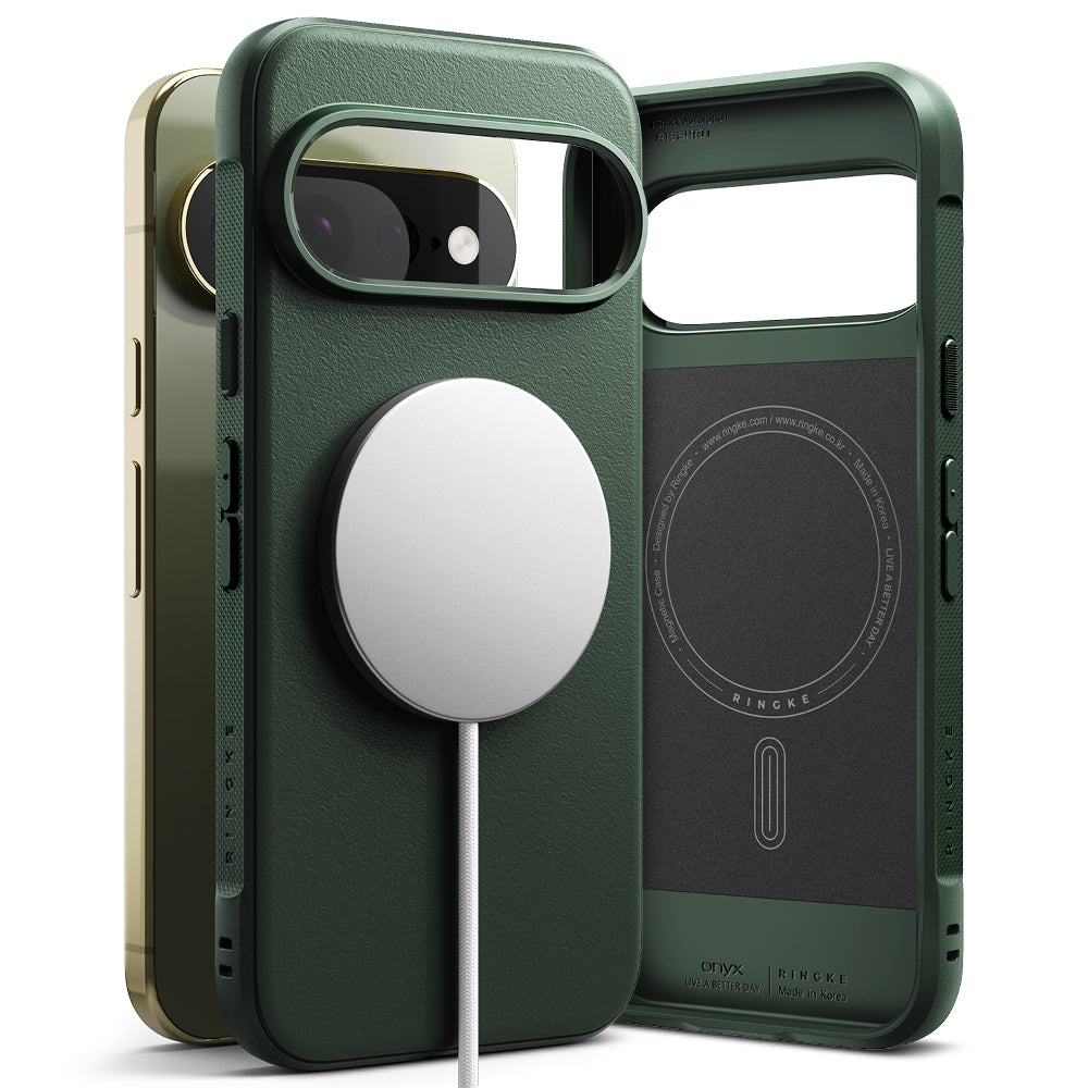 Custodia MagSafe per Google Pixel 11 Pro XL, Ringke, Onyx, Verde Scuro