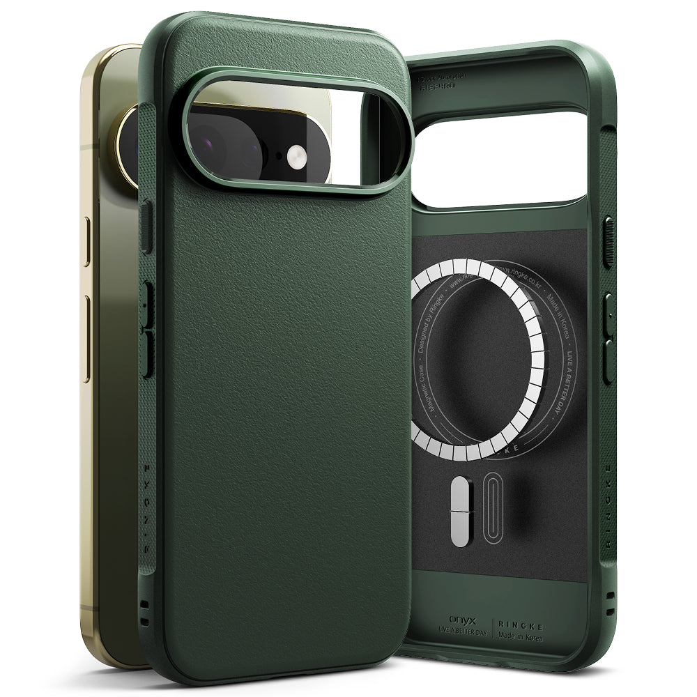 Custodia MagSafe per Google Pixel 11 Pro XL, Ringke, Onyx, Verde Scuro
