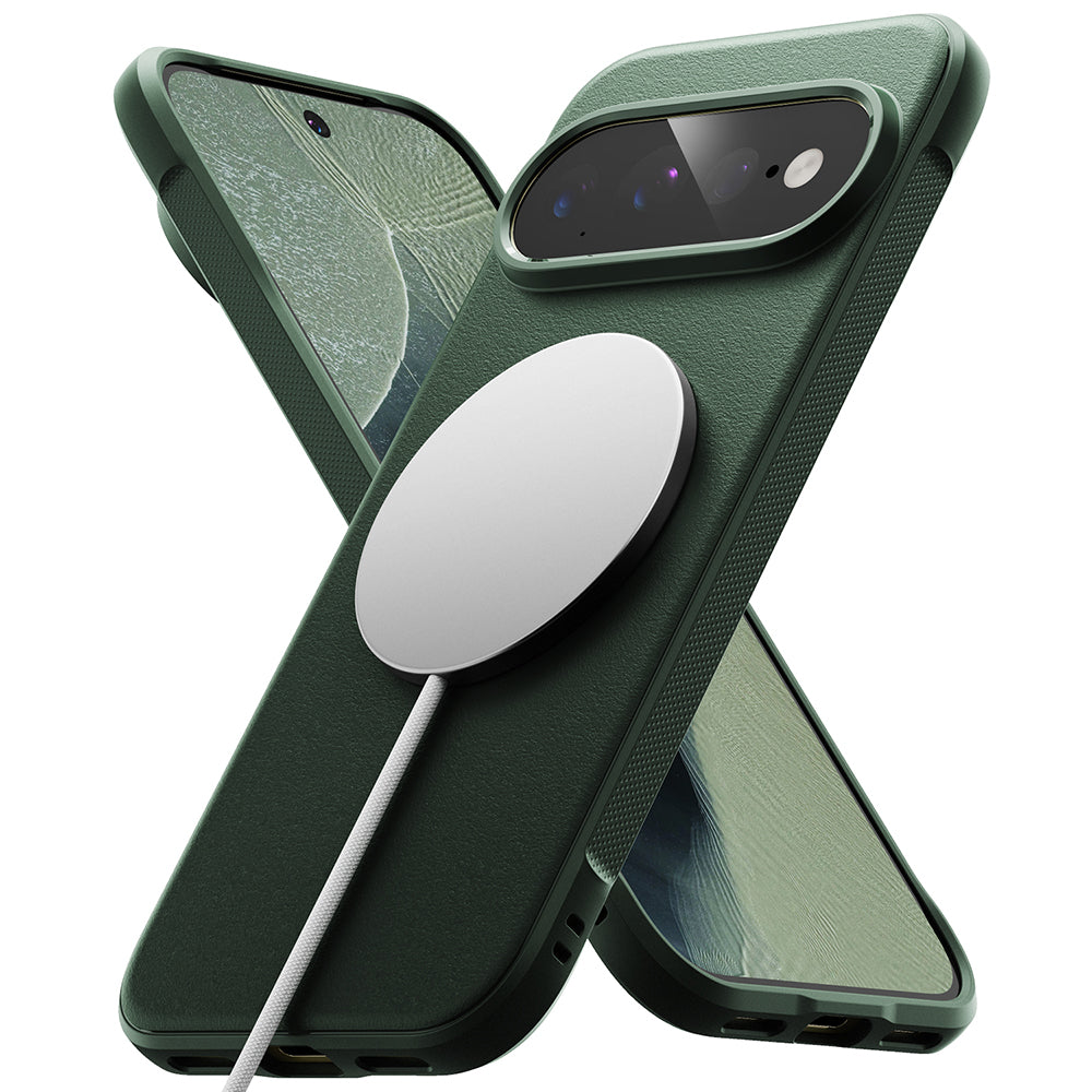 Custodia MagSafe per Google Pixel 11 Pro XL, Ringke, Onyx, Verde Scuro