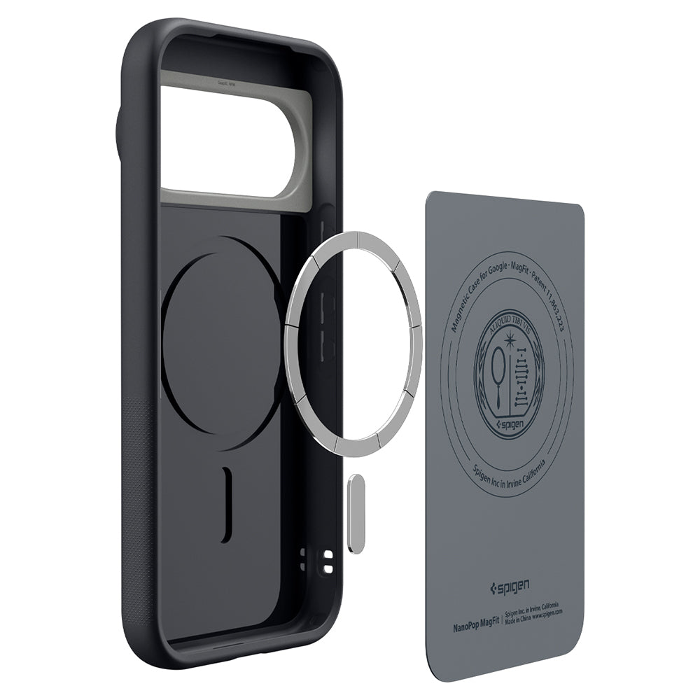 Custodia MagSafe per Google Pixel 11 Pro XL, Spigen, Caseology Nano Pop, Nera ACS11455