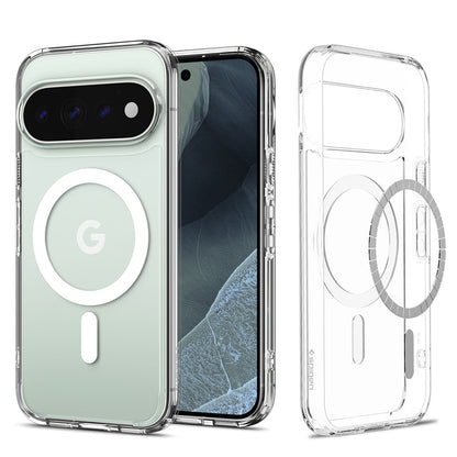 Custodia MagSafe per Google Pixel 11 Pro XL, Spigen, Ultra Hybrid, Trasparente Bianca ACS11451