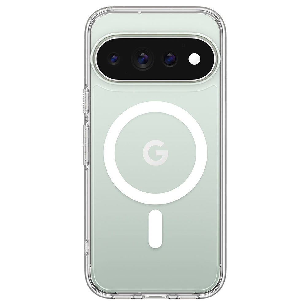 Custodia MagSafe per Google Pixel 11 Pro XL, Spigen, Ultra Hybrid, Trasparente Bianca ACS11451