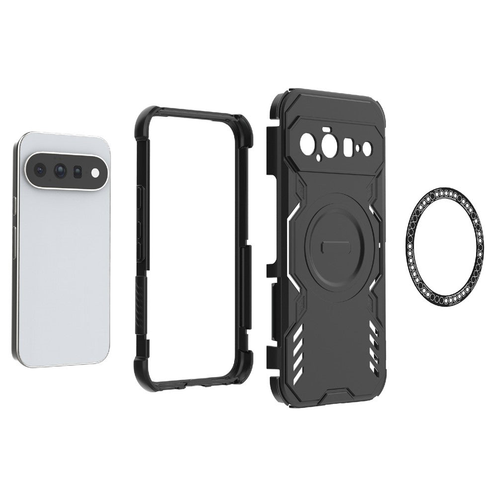 Custodia MagSafe per Google Pixel 11, Techsuit, ArmorMag, blu