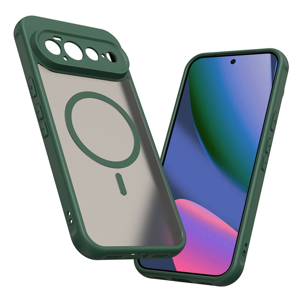 Custodia MagSafe per Google Pixel 11, Techsuit, HaloFrost II, Verde