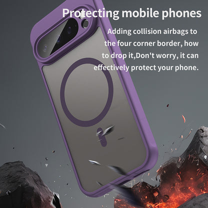 Custodia MagSafe per Google Pixel 9 Pro, Techsuit, HaloFrost II, Viola