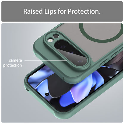 Coque MagSafe pour Google Pixel 9 Pro, Techsuit, HaloFrost II, Vert