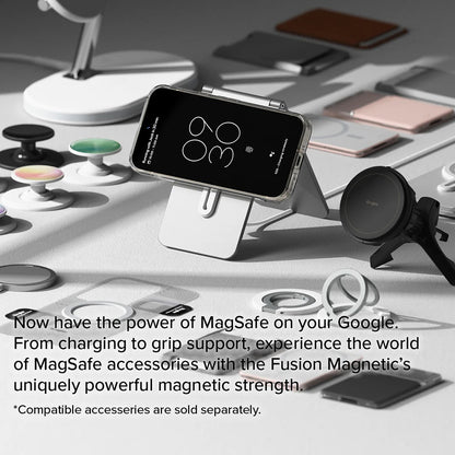 Custodia MagSafe per Google Pixel 9 Pro XL, Ringke, Fusion, Trasparente