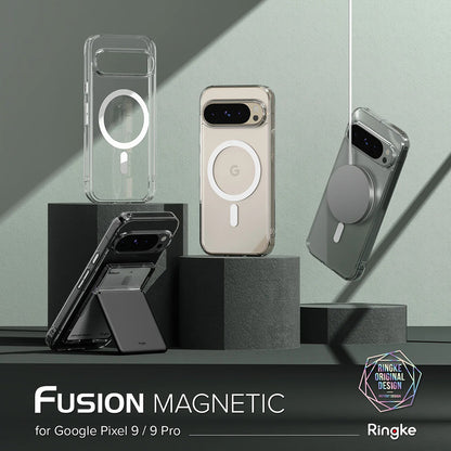 Custodia MagSafe per Google Pixel 9 Pro XL, Ringke, Fusion, Trasparente