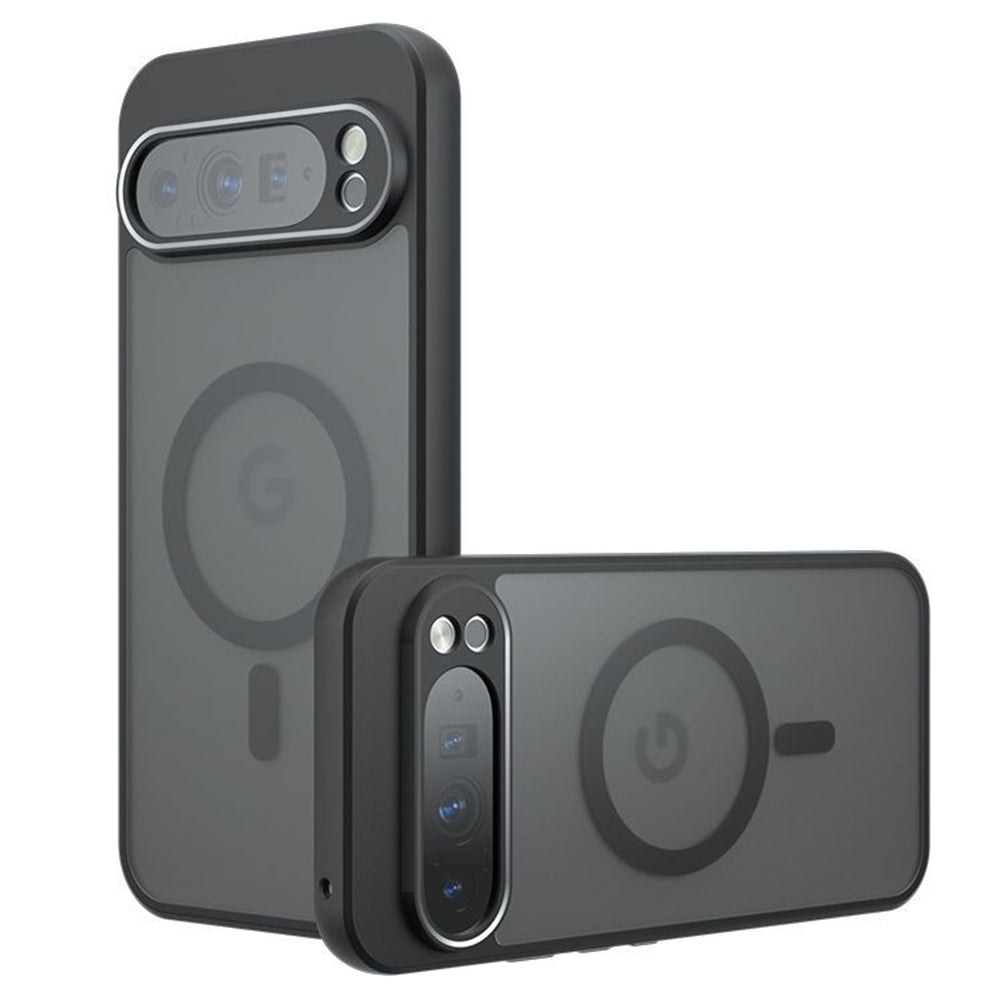 MagSafe-Hülle für Google Pixel 9 Pro XL, Techsuit, PureFrost, Schwarz