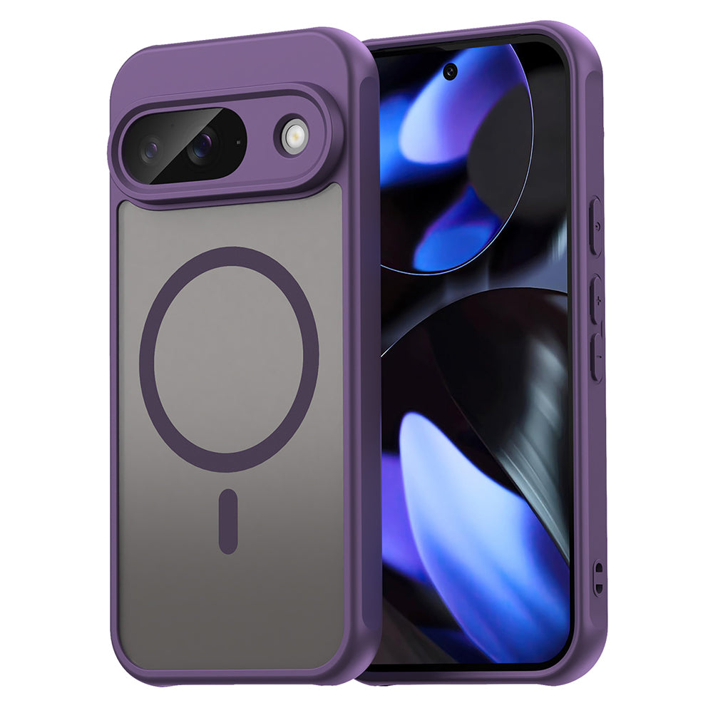 Custodia MagSafe per Google Pixel 9, Techsuit, HaloFrost II, Viola