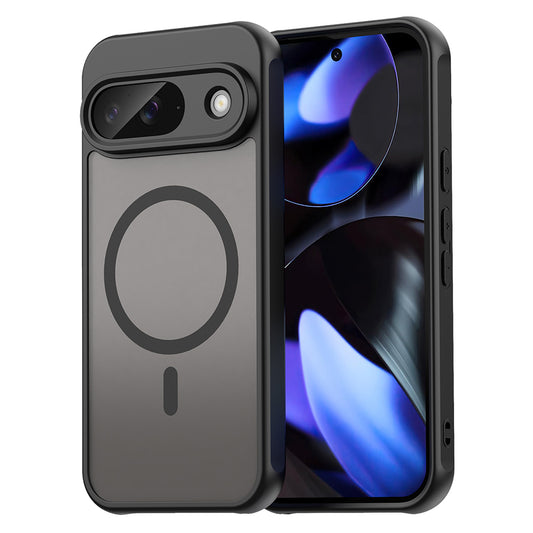 Coque MagSafe pour Google Pixel 9, Techsuit, HaloFrost II, Noire
