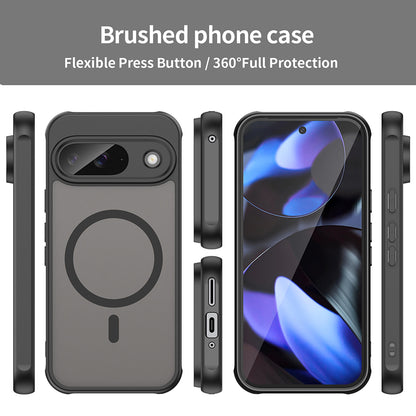 Custodia MagSafe per Google Pixel 9, Techsuit, HaloFrost II, Nera