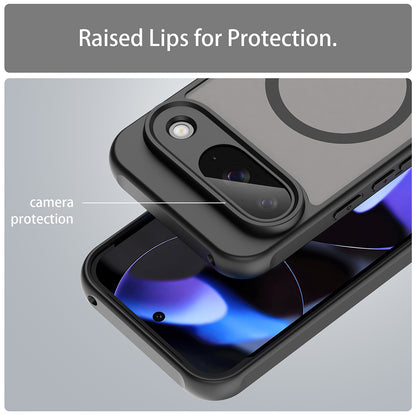 Custodia MagSafe per Google Pixel 9, Techsuit, HaloFrost II, Nera