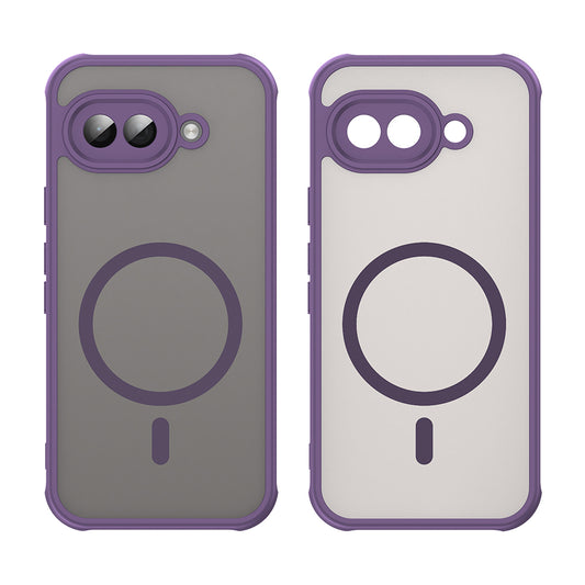 Custodia MagSafe per Google Pixel 9a, Techsuit, HaloFrost II, Viola
