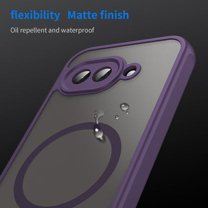 Custodia MagSafe per Google Pixel 9a, Techsuit, HaloFrost II, Viola
