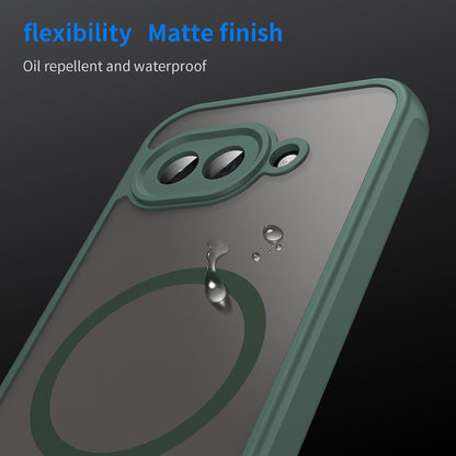 Custodia MagSafe per Google Pixel 9a, Techsuit, HaloFrost II, Verde