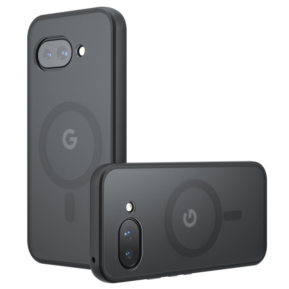 MagSafe-Hülle für Google Pixel 9a, Techsuit, PureFrost, Schwarz