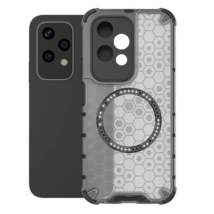 Custodia MagSafe per Honor 200 Lite, Techsuit, HoneyComb Shield, Nera