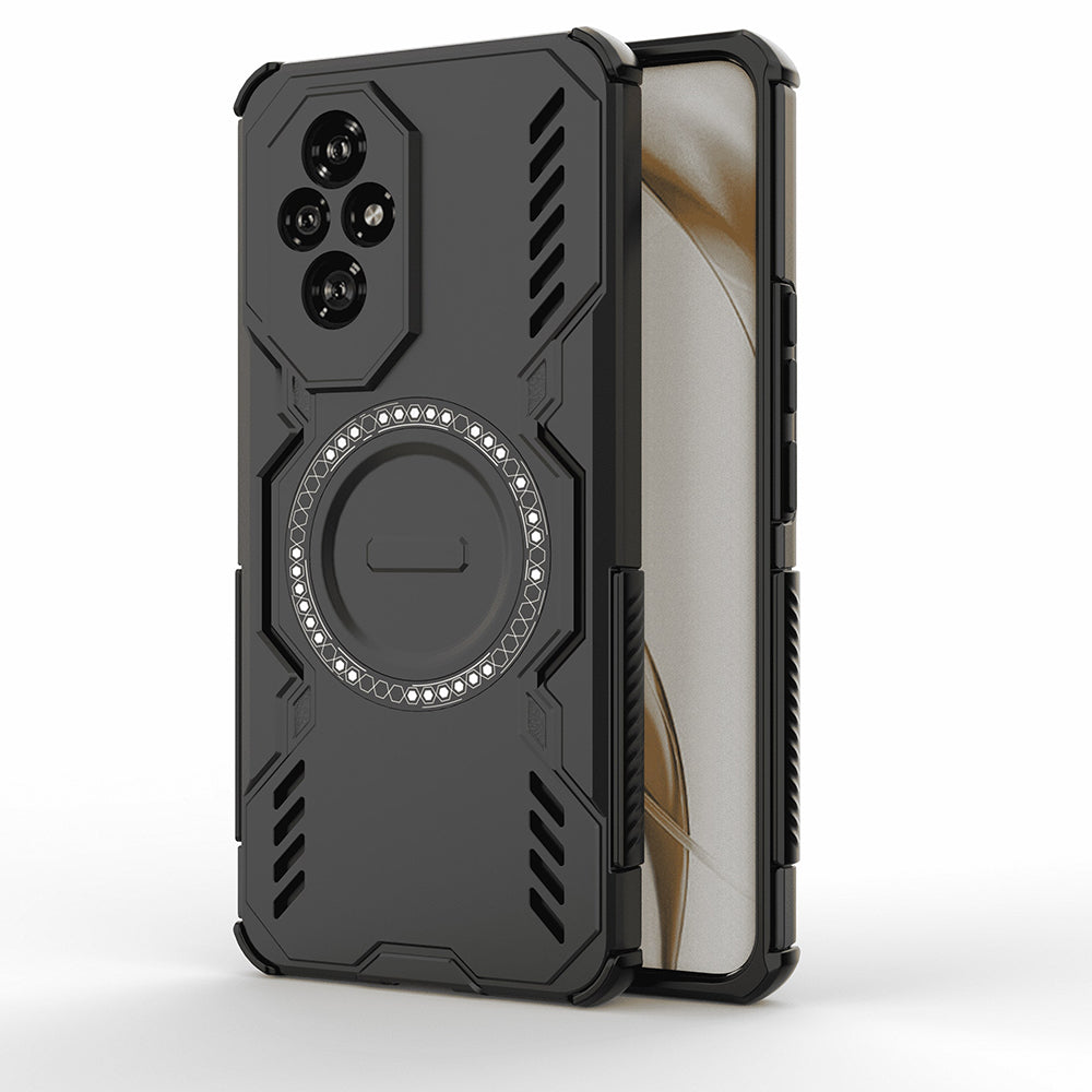 Custodia MagSafe per Honor 200, Techsuit, ArmorMag, Nera