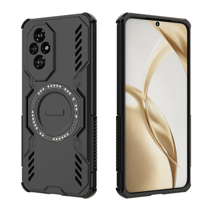Custodia MagSafe per Honor 200, Techsuit, ArmorMag, Nera