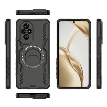 Custodia MagSafe per Honor 200, Techsuit, ArmorMag, Nera