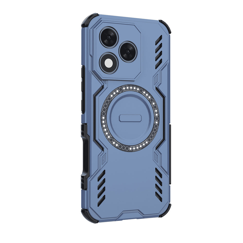 Custodia MagSafe per Honor 400 Lite, Techsuit, ArmorMag, Blu