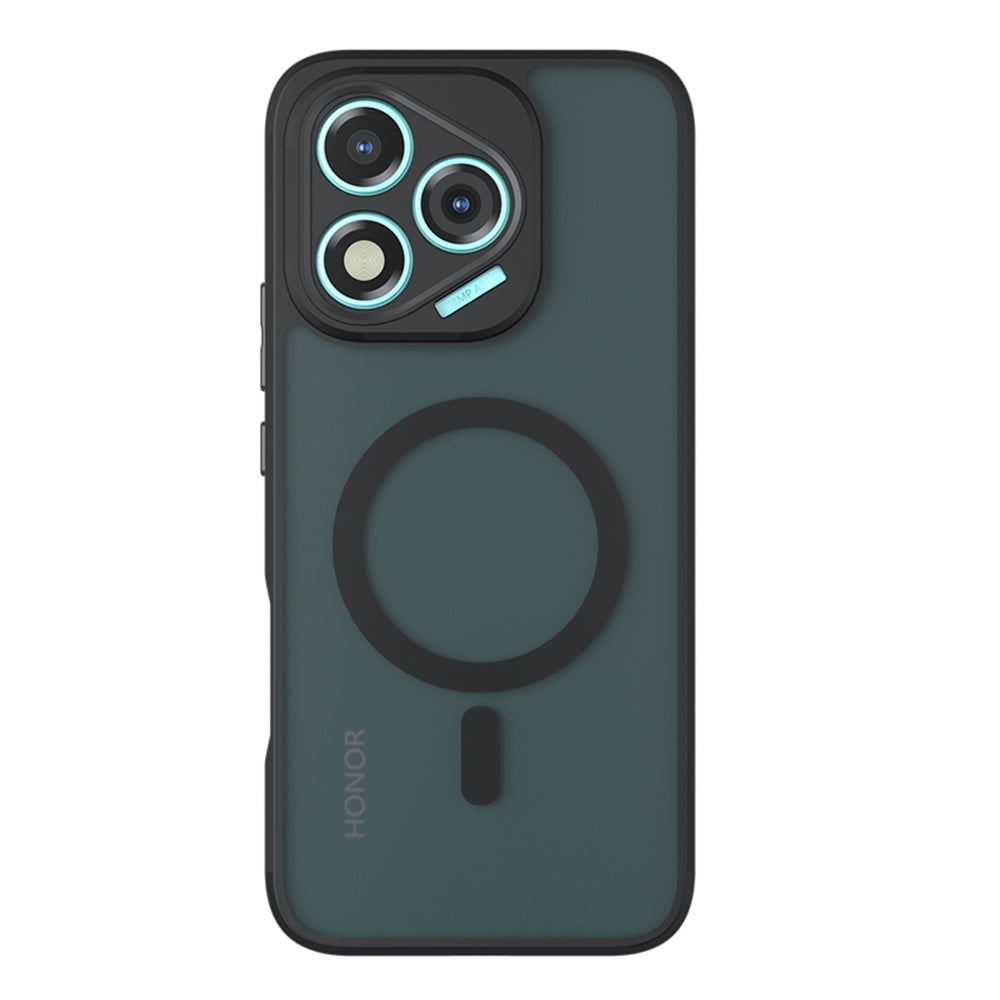 MagSafe-Hülle für Honor 400 Lite, Techsuit, PureFrost, Satin Schwarz