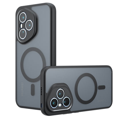 Coque MagSafe pour Honor 400 Pro, Techsuit, PureFrost, Noir Satiné