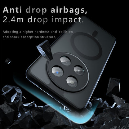 Coque MagSafe pour Honor 400 Pro, Techsuit, PureFrost, Noir Satiné