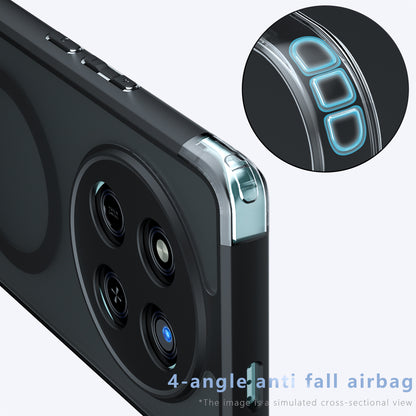 Coque MagSafe pour Honor 400 Pro, Techsuit, PureFrost, Noir Satiné
