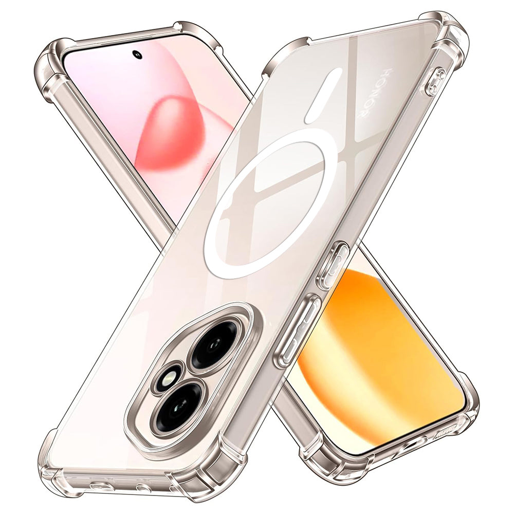 Custodia MagSafe per Honor 400, Techsuit, Antiurto, Trasparente