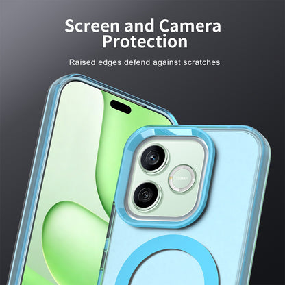 Custodia MagSafe per Honor 600 Lite, Techsuit, CandyCase, Blu