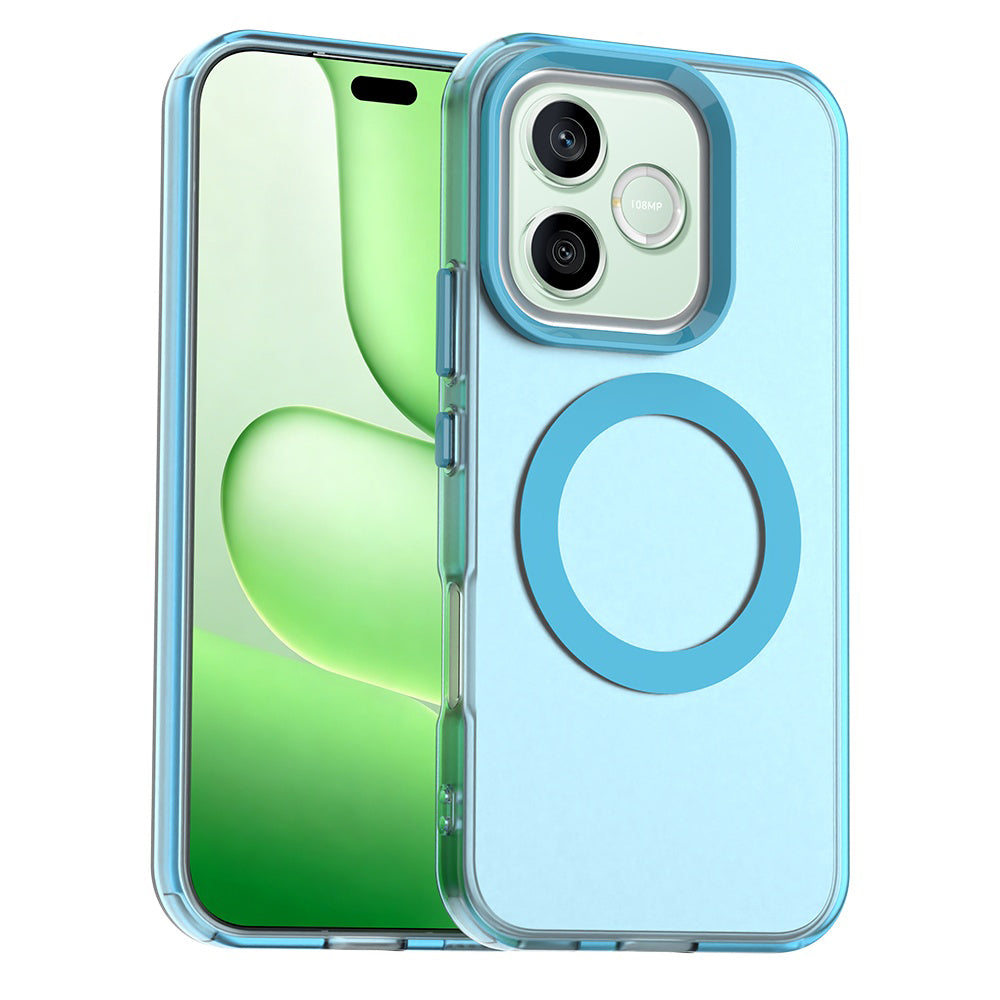Custodia MagSafe per Honor 600 Lite, Techsuit, CandyCase, Blu