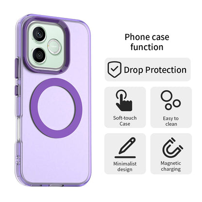 Coque MagSafe pour Honor 600 Lite, Techsuit, CandyCase, Violet