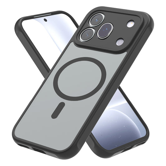 Custodia MagSafe per Honor 600 Pro, Techsuit, HaloFrost II, Nera