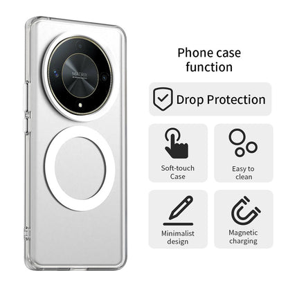 Custodia MagSafe per Honor Magic6 Lite, Techsuit, CandyCase, Bianca