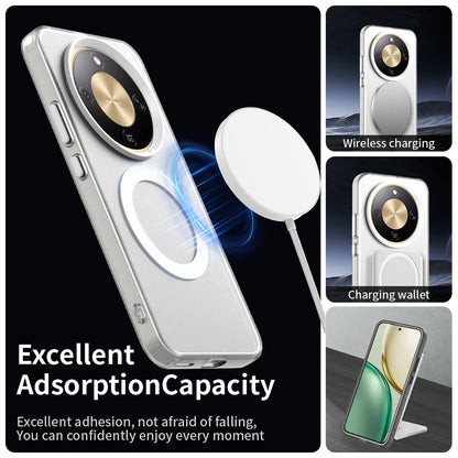 Custodia MagSafe per Honor Magic8 Lite, Techsuit, CandyCase, Bianca