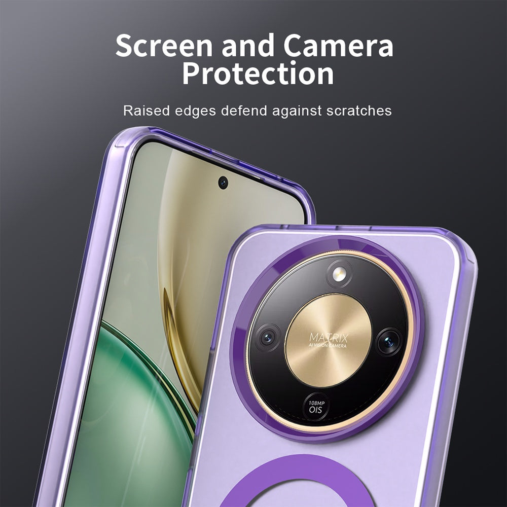 Housse MagSafe pour Honor Magic8 Lite, Techsuit, CandyCase, Violet