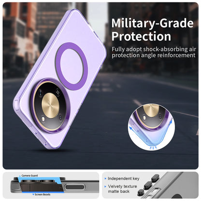 Housse MagSafe pour Honor Magic8 Lite, Techsuit, CandyCase, Violet