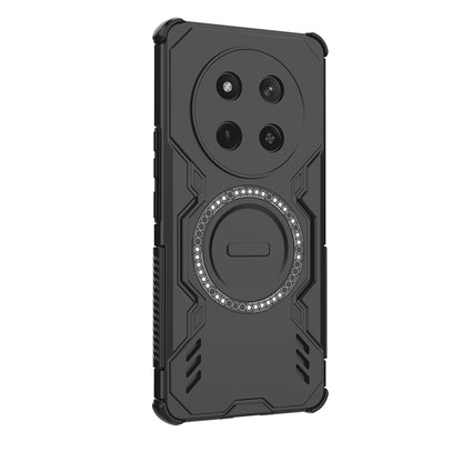 Custodia MagSafe per Honor X9c / Magic7 Lite, Techsuit, ArmorMag, Nera