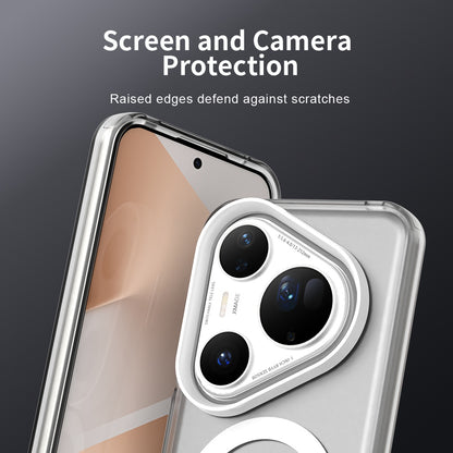 Coque MagSafe pour Huawei Pura 80 Ultra, Techsuit, CandyCase, Blanche