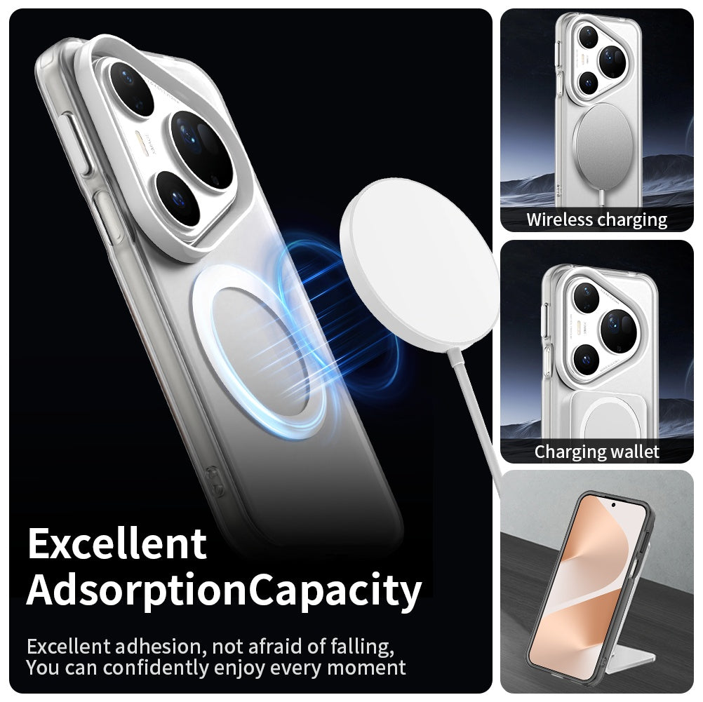 Coque MagSafe pour Huawei Pura 80 Ultra, Techsuit, CandyCase, Blanche