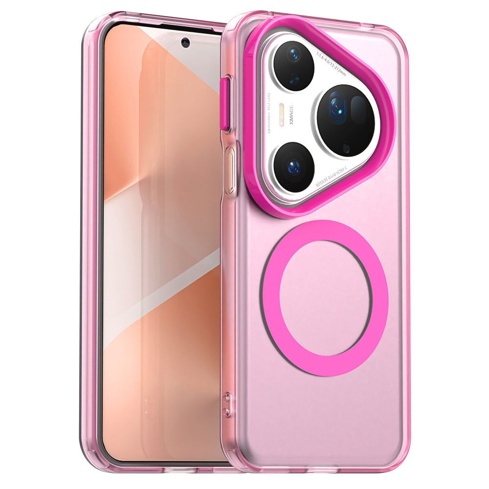 Custodia MagSafe per Huawei Pura 80 Ultra, Techsuit, CandyCase, Rosa