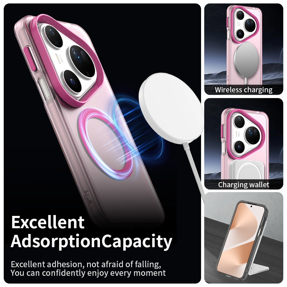 Custodia MagSafe per Huawei Pura 80 Ultra, Techsuit, CandyCase, Rosa